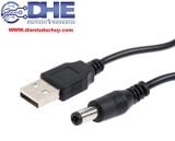 DÂY CHUYỂN USB SANG JACK DC 5.5 5V, 9V,12V)