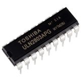 ULN2803 IC ĐỆM DÒNG, 7 KÊNH, DÒNG TỐI ĐA 500MA, ĐẦU RA OPEN COLLECTOR (loại thường)