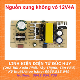 Nguồn xung không vỏ 220VAC 12VDC 4A