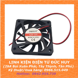 QUẠT LÀM MÁT, TẢN NHIỆT 6010, 5/12/24VDC, KÍCH THƯỚC 60 X 60 X10MM