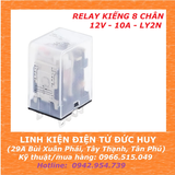 RELAY KIẾNG TRUNG GIAN 8 CHÂN 12V 10A  LY2N