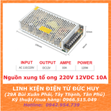 Nguồn xung tổ ong 220VAC 12VDC 10Ampe 120W