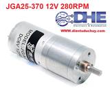 ĐỘNG CƠ DC GIẢM TỐC GA25 370 12VDC 280RPM