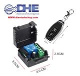 MẠCH BẬT/TẮT THIẾT BỊ RF 1 KÊNH, NGUỒN 12V/DC, HỌC LỆNH, 433MHZ