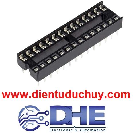 Đế IC 28pin - DIP28 (Loại hẹp)