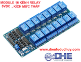 MẠCH 16 KÊNH RELAY, 5VDC
