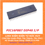 Vi điều khiển PIC 16F887  DIP40 I/P 8bit Microchip