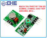 FS1000A MẠCH THU PHÁT RF TẦN SỐ 433MHZ, 315MHZ, GIAO TIẾP ARDUINO, MCU...