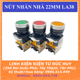 NÚT NHẤN NHẢ 22MM 25MM LA38 (1NO+1NC)