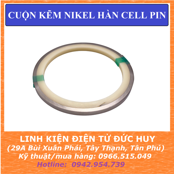 KẼM NIKEN HÀN CELL PIN 18650, LOẠI RỘNG 3mm DÀY 0.1mm