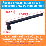 Ăngten khuếch đại sóng WiFi Bluetooth tần số kép 2.4Ghz 5Ghz 10dbi