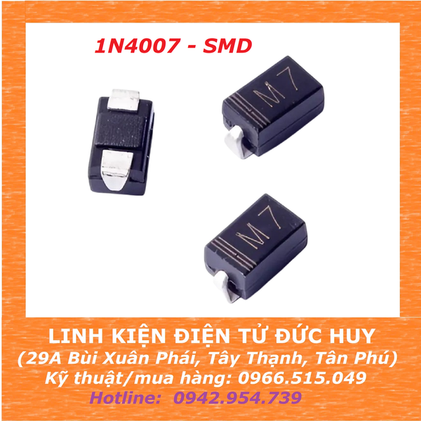 DIODE CHỈNH LƯU 1N4007 - SMD
