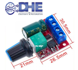 Mạch điều tốc PWM dimmer tốc độ động cơ DC 5A