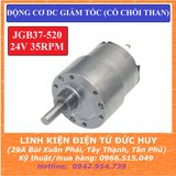 JGB37 520 ĐỘNG CƠ GIẢM TỐC 24VDC 35RPM