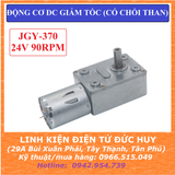 JGY-370 Động cơ DC giảm tốc 24V 92rpm