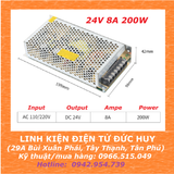 Nguồn xung tổ ong 24V 8A 200W