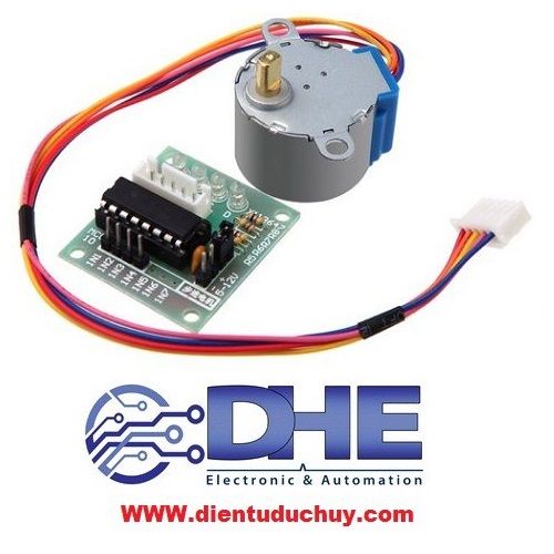 MODULE ĐIỀU KHIỂN ĐỘNG CƠ BƯỚC ULN2003 + ĐỘNG CƠ BƯỚC 5V 28BYJ-48