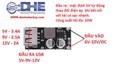MẠCH HẠ ÁP SẠC NHANH QUICK CHARGE 3.0 USB
