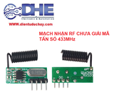 MẠCH THU NHẬN SÓNG RF 433MHZ, 315MHZ CHƯA GIẢI MÃ RX500
