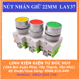 NÚT NHẤN GIỮ 22MM LAY37 (1NO+1NC)