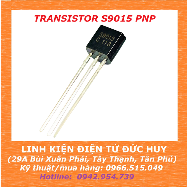 Transistor S9015 (PNP) 45V 0.1A TO-92