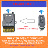 Mạch điều khiển từ xa 1 thiết bị 30Ampe 9V-80VDC học lệnh 315MHz 433MHz