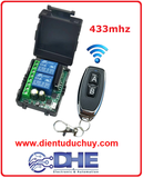 MẠCH BẬT TẮT 2 THIẾT BỊ BẰNG REMOTE, 433MHZ, HỌC LỆNH, 6~30VDC