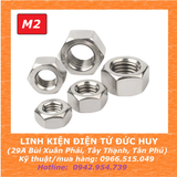Đai ốc M2, Inox 304