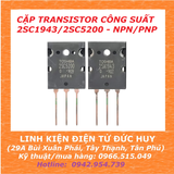 2SC1943/2SC5200 Cặp Transistor công suất NPN/PNP