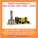 Nguồn xung không vỏ 220VAC, điều chỉnh ngõ ra 3VDC - 12VDC 2A