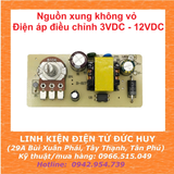 Nguồn xung không vỏ 220VAC, điều chỉnh ngõ ra 3VDC - 12VDC 2A