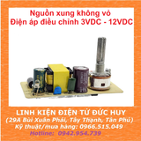 Nguồn xung không vỏ 220VAC, điều chỉnh ngõ ra 3VDC - 12VDC 2A