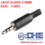 JACK AUDIO 3.5mm ĐỰC, 3 NẤC