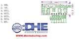 Mạch học lệnh 4 kênh RF 433MHZ R04B