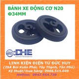 Bánh xe động cơ N20, đường kính 34mm
