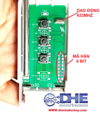 Remote RF 8 nút, 315mhz, xa 1000m, mã hàn 8 bit