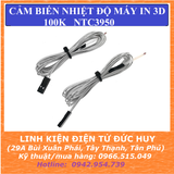 CẢM BIẾN NHIỆT ĐỘ THỦY TINH ĐẦU MÁY IN 3D 100K NTC3950