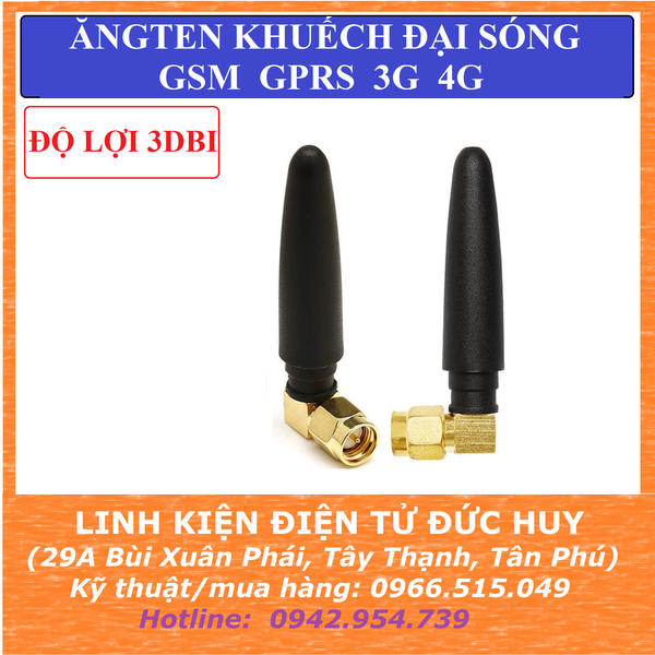 ANTEN, ĂNGTEN KHUẾCH ĐẠI SÓNG GSM, GPRS 3G 4G