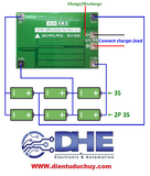 MẠCH SẠC VÀ XẢ 3S PIN LITHIUM 11.1V- CÓ CÂN BẰNG CELL- BẢO VỆ DÒNG XẢ TỐI ĐA 40A