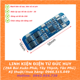 3S 10A BẢO VỆ SẠC, XẢ PIN LITHIUM
