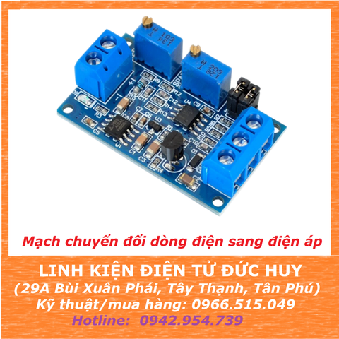 Mạch chuyển dòng điện sang điện áp 4-20mA 0-3.3 5V 10V