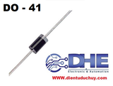 1 GÓI (10 CON) DIODE CHỈNH LƯU 1N4007, 1A 1000V, KIỂU CHÂN CẮM DO-41