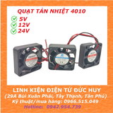 QUẠT LÀM MÁT, TẢN NHIỆT 5/12/24VDC 4010, KÍCH THƯỚC 40 X 40 X10MM