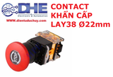 NÚT NHẤN KHẨN CẤP LA38-11ZS (1NO + 1NC), Ø22mm