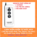 Remote mã hàn điều khiển từ xa 3 nút 433mhz xa 1000m