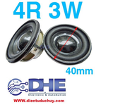 LOA TOÀN DẢI 4OHM 3W (4R3W) ĐƯỜNG KÍNH 40MM