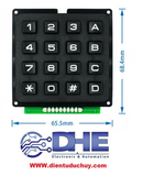 BÀN PHÍM MA TRẬN NHỰA CỨNG 16 PHÍM 4X4