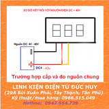 Màn hình volt kế 0~100VDC, 3 dây (Led 0.28'')