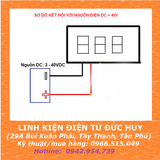 Màn hình volt kế 3V~40VDC 2 dây (Led 0.28'')