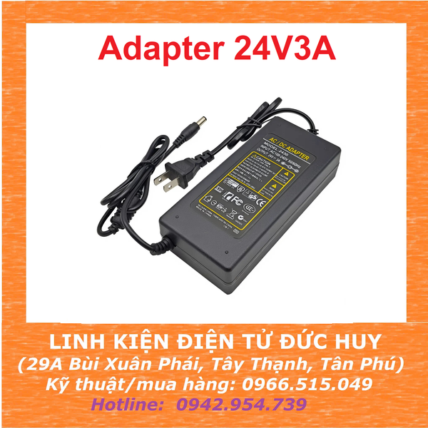 NGUỒN ADAPTER 24V 3A